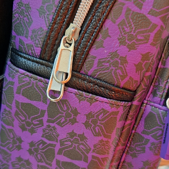 Loungefly Marvel Black Panther Purple Backpack - Picture 4 of 8